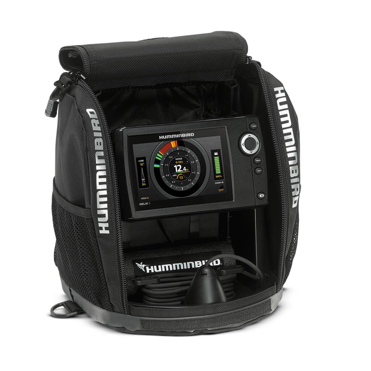 Humminbird ICE Helix 5 G3 Fish Finder with Transducer, Dual Spectrum Chirp Sonar - Image 3